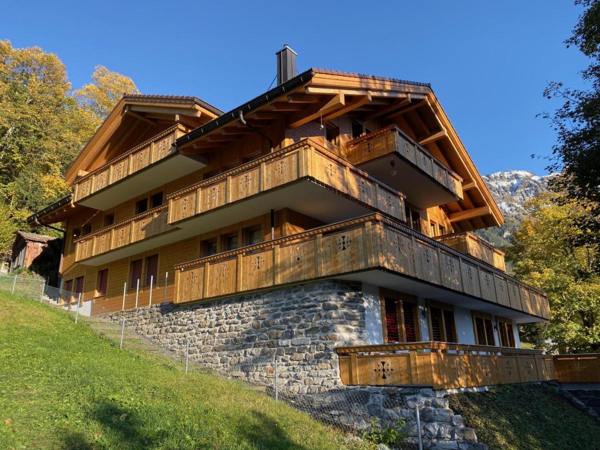 Chalet Bergfrieden Penthouse Leilighet Wengen Eksteriør bilde