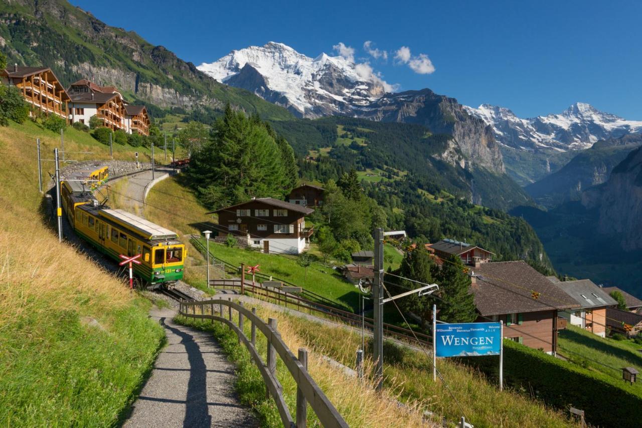 Chalet Bergfrieden Penthouse Wengen Eksteriør bilde