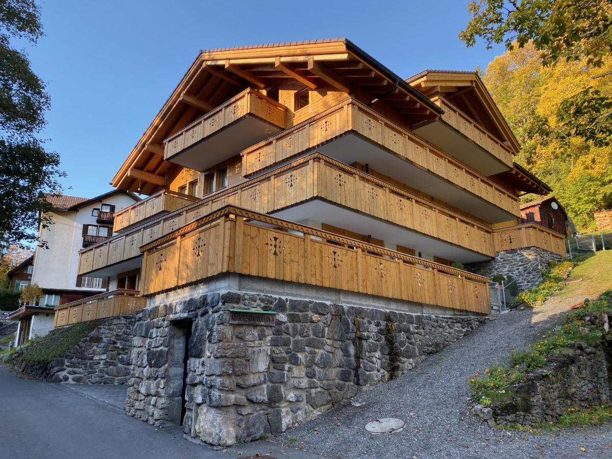 Chalet Bergfrieden Penthouse Wengen Eksteriør bilde
