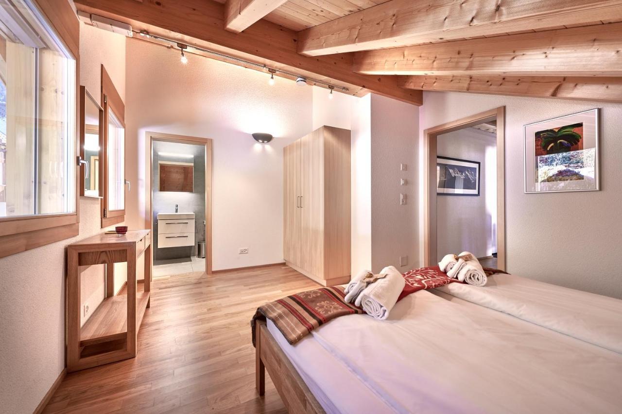 Chalet Bergfrieden Penthouse Wengen Eksteriør bilde