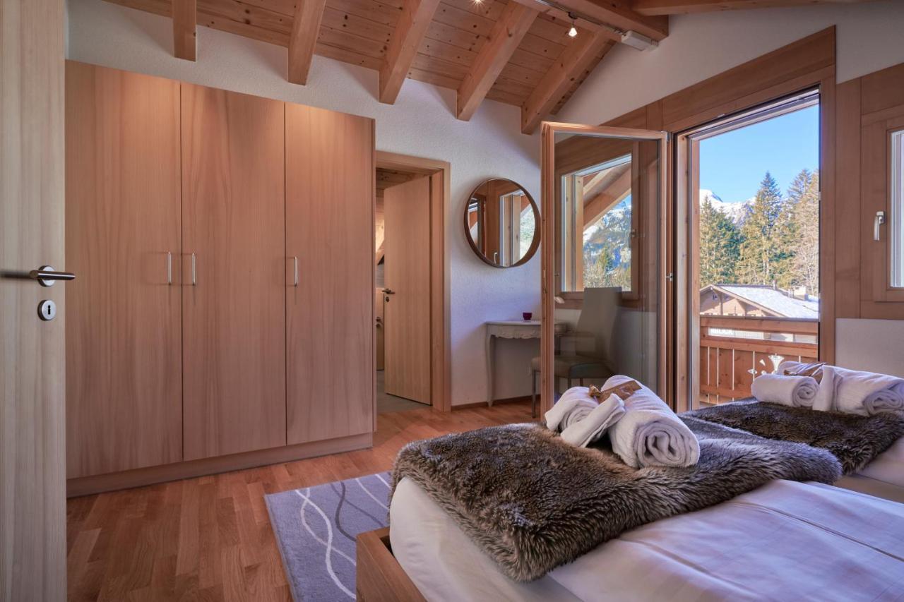 Chalet Bergfrieden Penthouse Wengen Eksteriør bilde