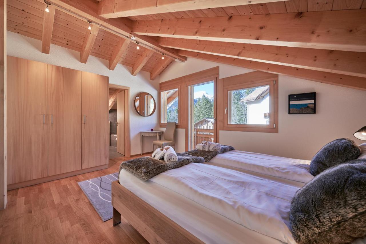 Chalet Bergfrieden Penthouse Wengen Eksteriør bilde