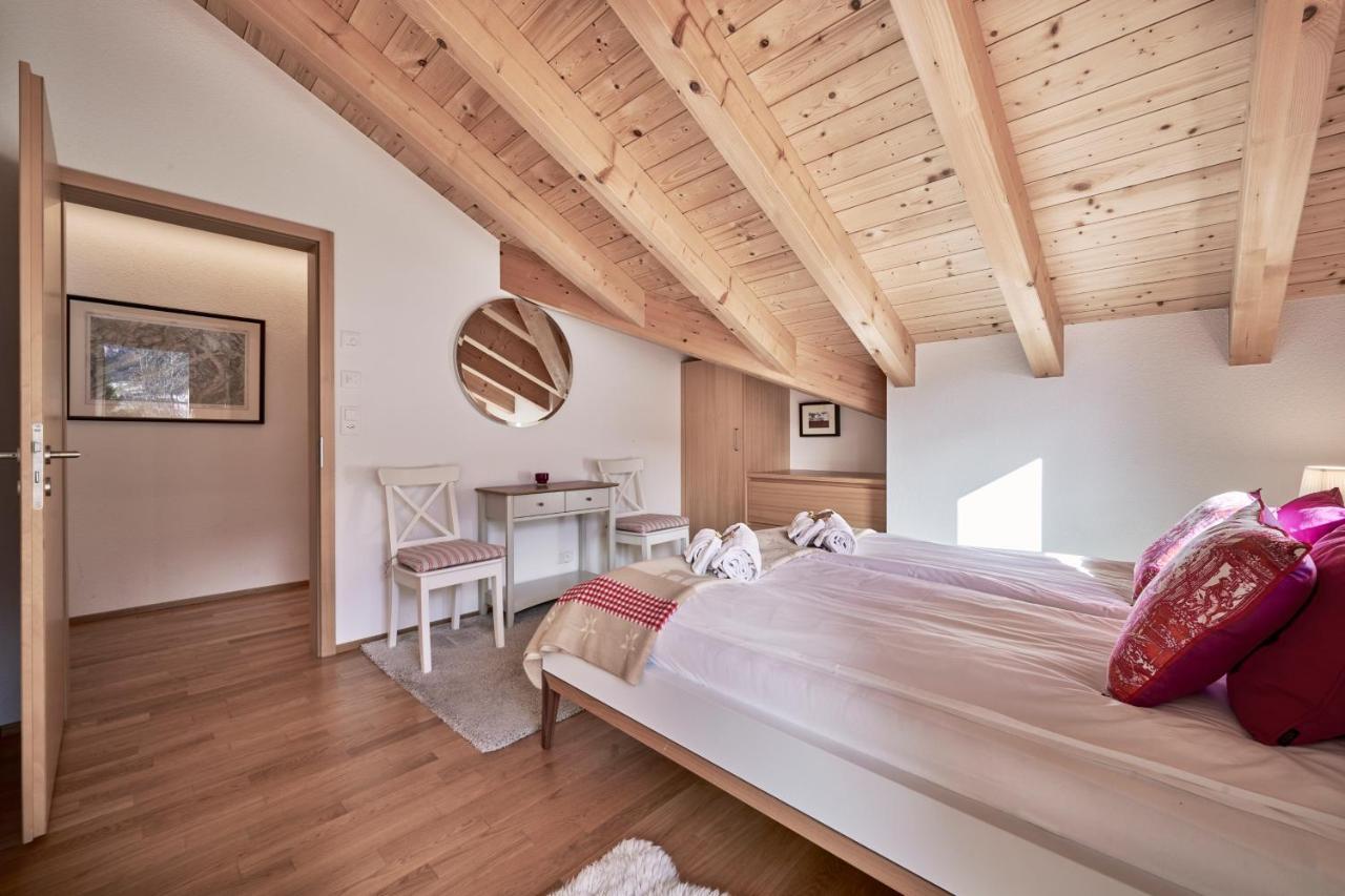 Chalet Bergfrieden Penthouse Wengen Eksteriør bilde