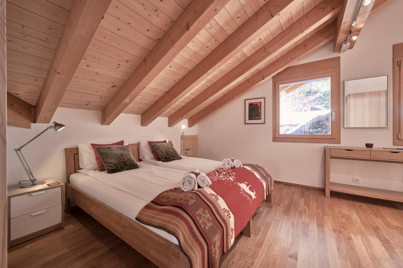 Chalet Bergfrieden Penthouse Wengen Eksteriør bilde
