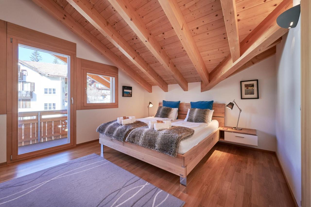 Chalet Bergfrieden Penthouse Wengen Eksteriør bilde
